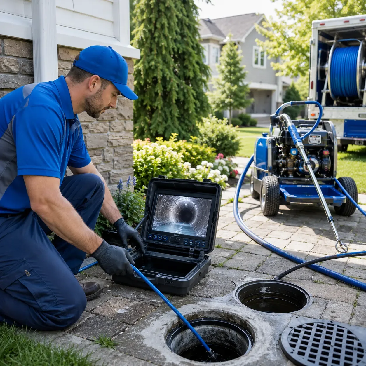 Outdoor drain cleaning professionals serving Akron, IN